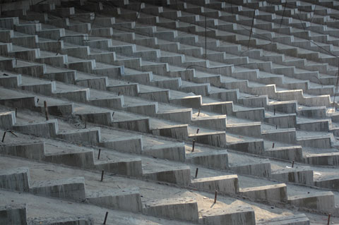 National Stadium, dubbed the "Bird's Nest
