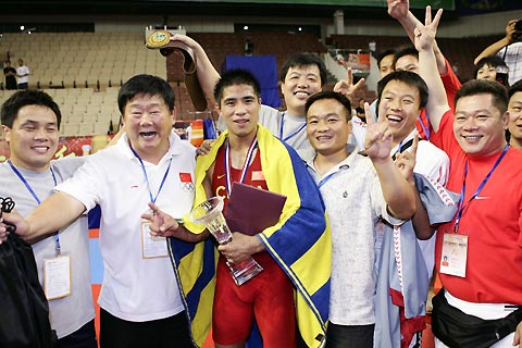 wrestling world championship, li yanyan