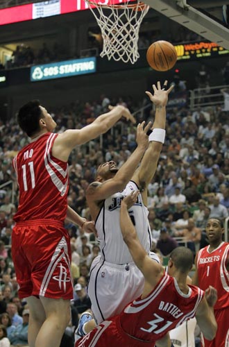 Jazz,Rockets,Yao Ming,