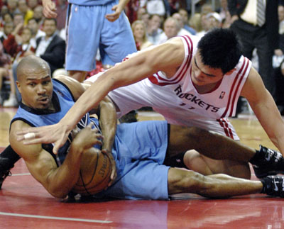 yao ming,rockets,jazz,nba
