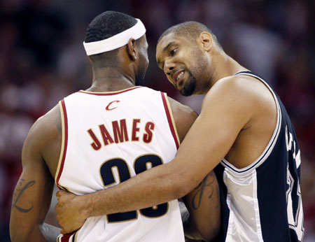 2007 Finals GM 4 Spurs sweep Cavs