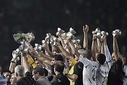 The Iraq team celebrate after their win over Saudi Arabia in the final match at the 2007 AFC Asian Cup soccer tournament at the Gelora Bung Karno stadium in Jakarta July 29, 2007. 