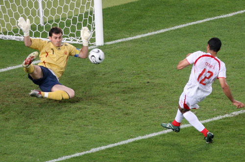 Spain beat Tunisia 3-1