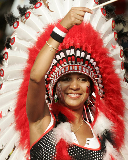 Germany and Trinidad fans