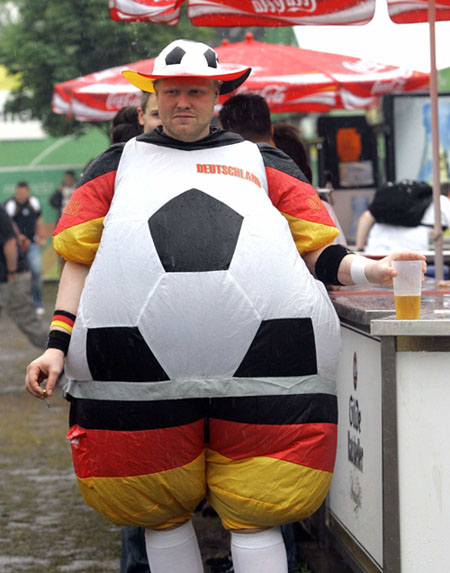 Germany and Trinidad fans