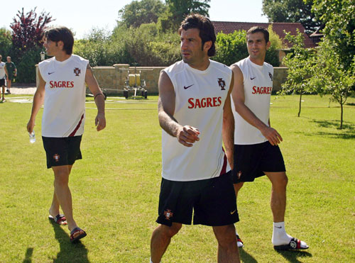 Portugal's training session