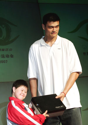 Yao: Ambassador to Special Olympics