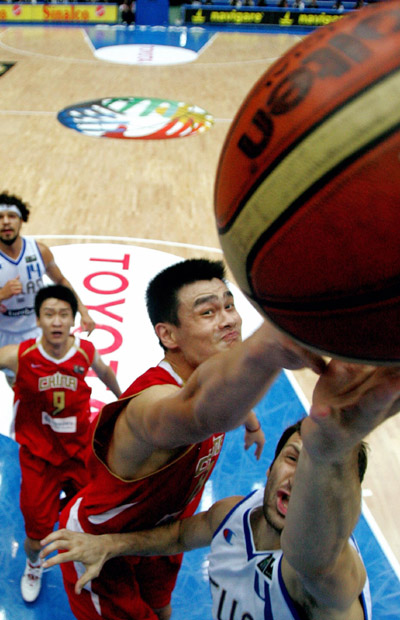 China loses to Greece 95-64