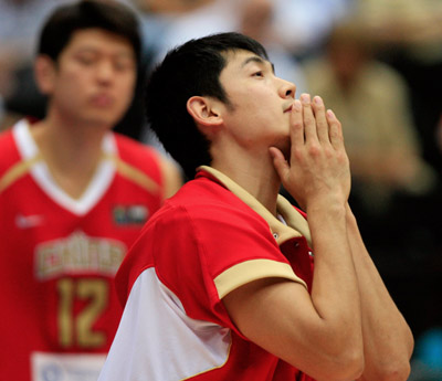 China loses to Greece 95-64
