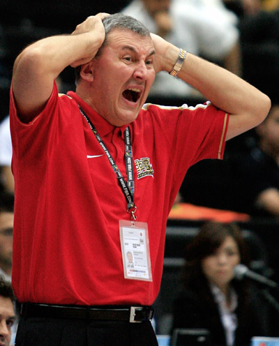 China loses to Greece 95-64