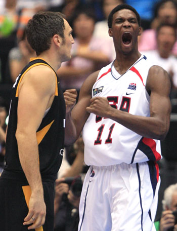 US beat Germany to reach worlds semis