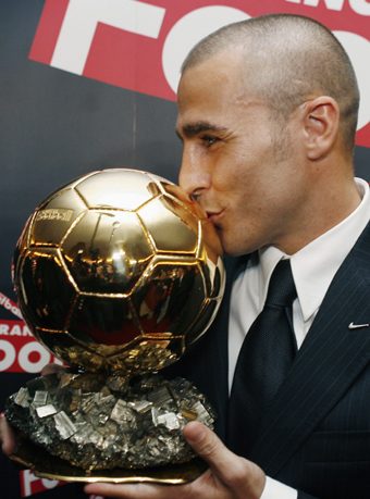 Italy's Fabio Cannavaro awarded Golden Ball