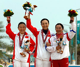 China comes out all guns blazing, wins six golds