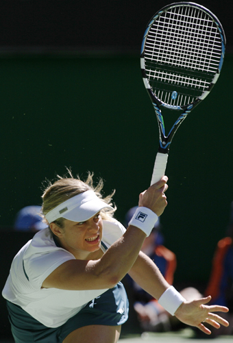 Sharapova sends Clijsters out