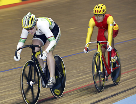 Chinese player at UCI Track Cycling World Cup
