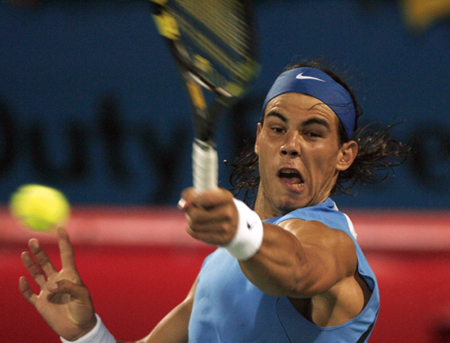 Nadal at Dubai Open