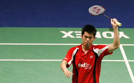 Badminton couple Lin, Xie make finals at All-England