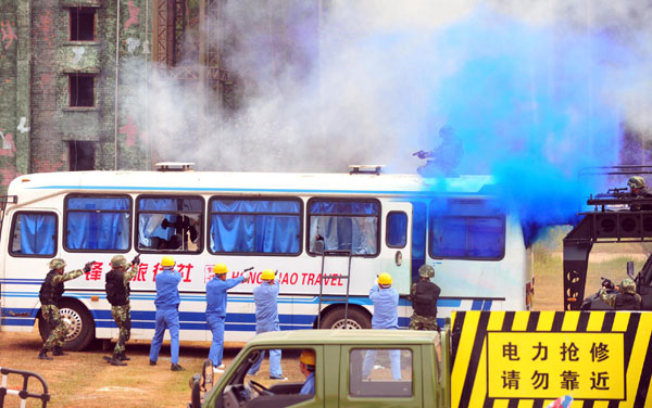 Police pull out all the stops for Asiad