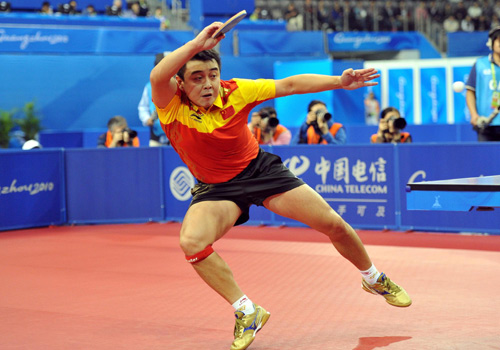 China's defending champions down in Asiad table tennis