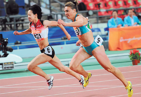 Veteran Uzbek sprinter still running hot at 34
