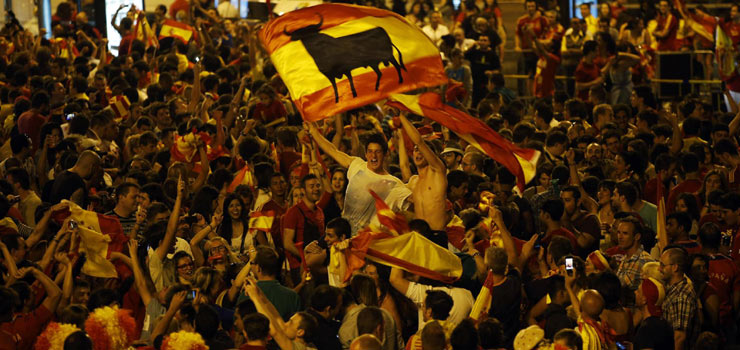 Spain basks in soccer glory despite ailing economy
