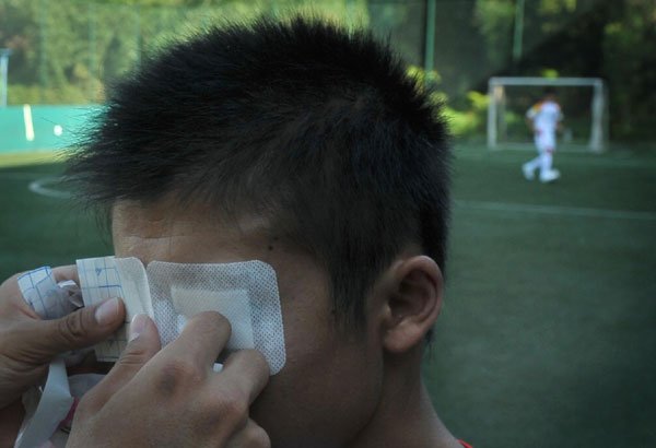 China's Blind Soccer team minds set on gold