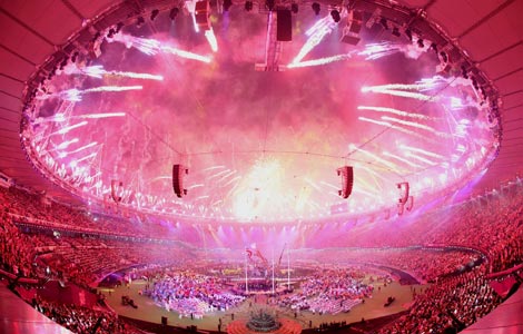 Closing ceremony ends British sporting summer