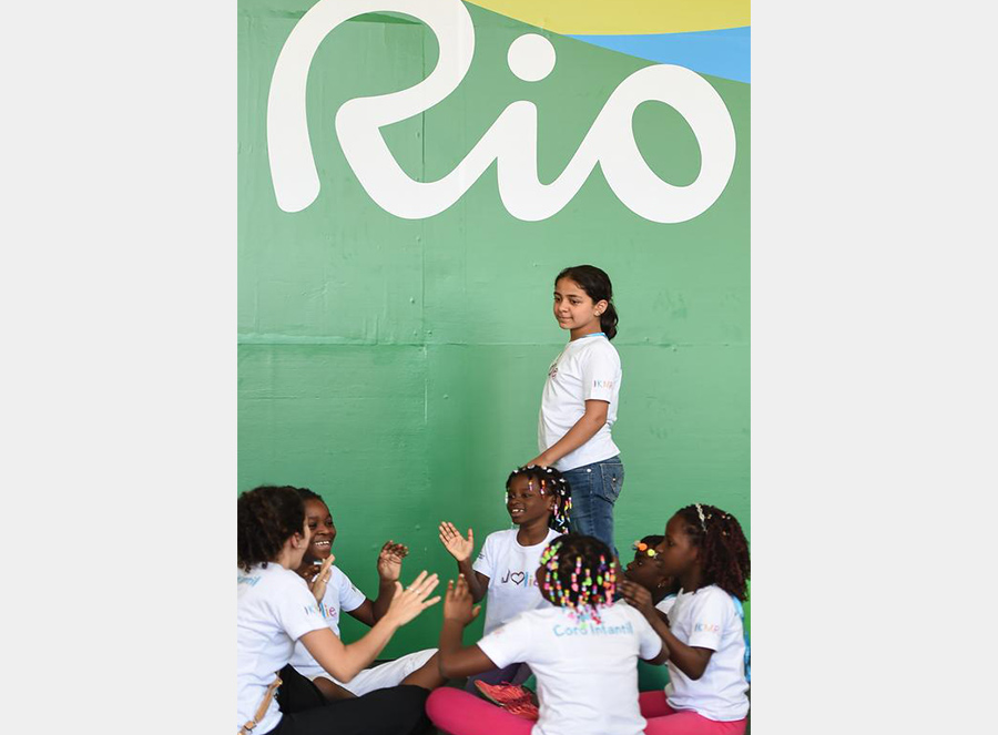 Olympic Truce Wall unveiled in Olympic Village in Rio