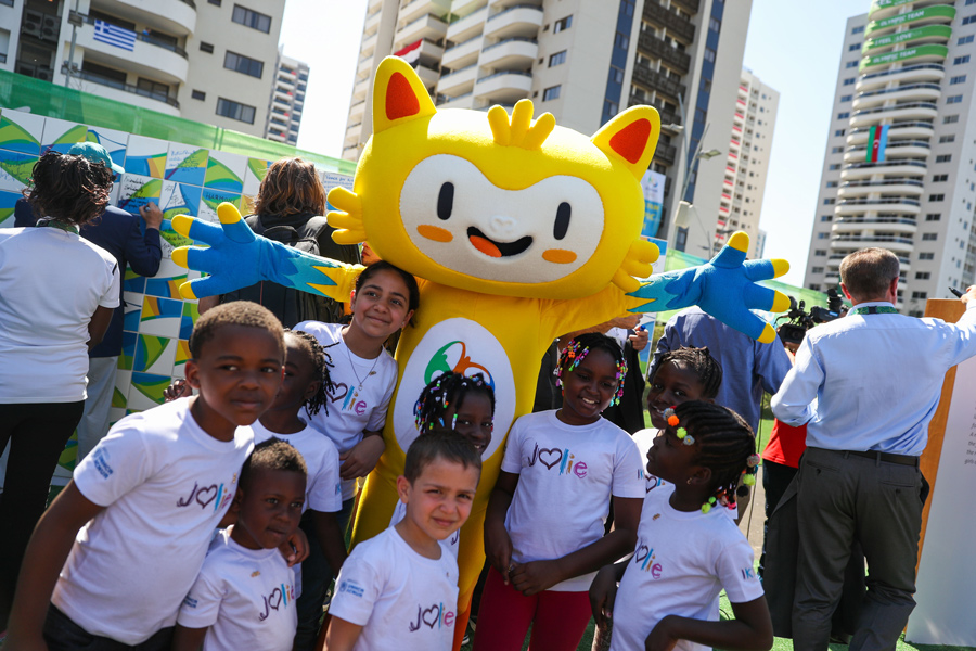 Olympic Truce Wall unveiled in Olympic Village in Rio