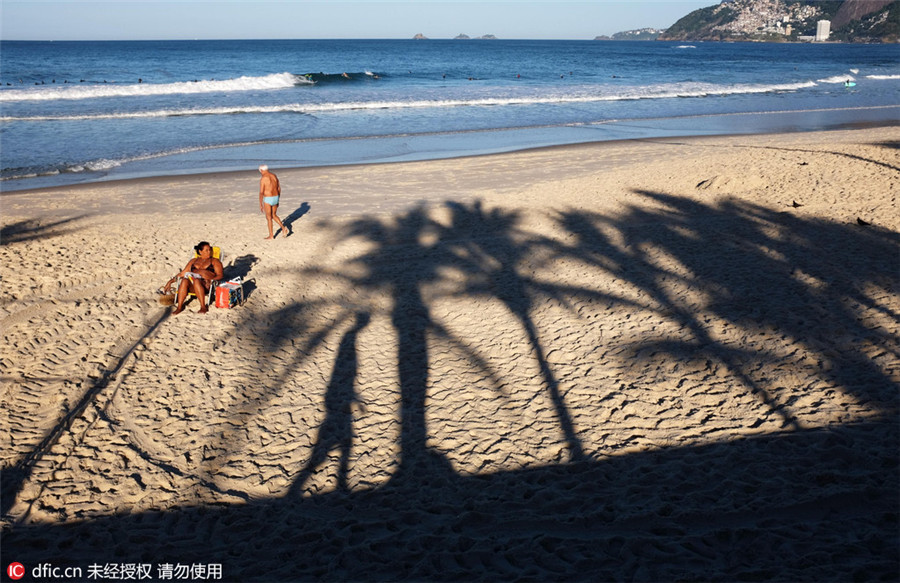 First ray of sunshine greets Rio ahead of Olympics