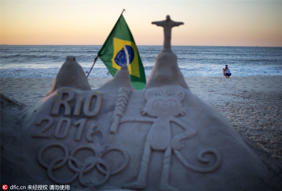 First ray of sunshine greets Rio ahead of Olympics