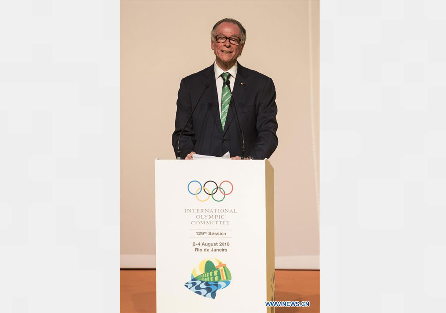 Opening ceremony of 129th Int'l Olympic Committee session held in Rio