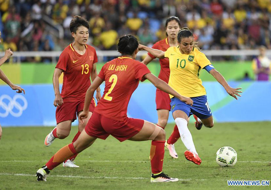 Host Brazil smash China 3-0 in Group E match