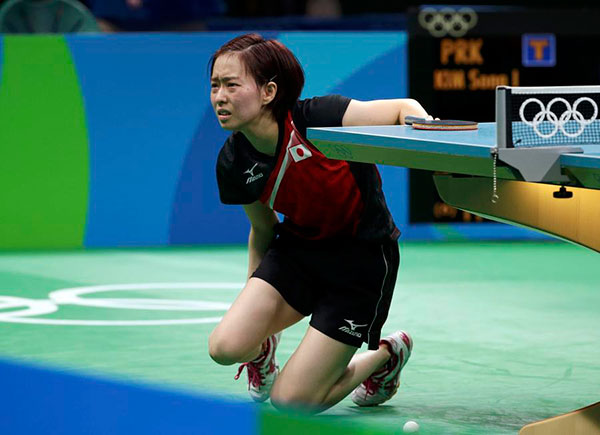 Flying start for Chinese table tennis in Rio 2016, top Japanese girl ousted