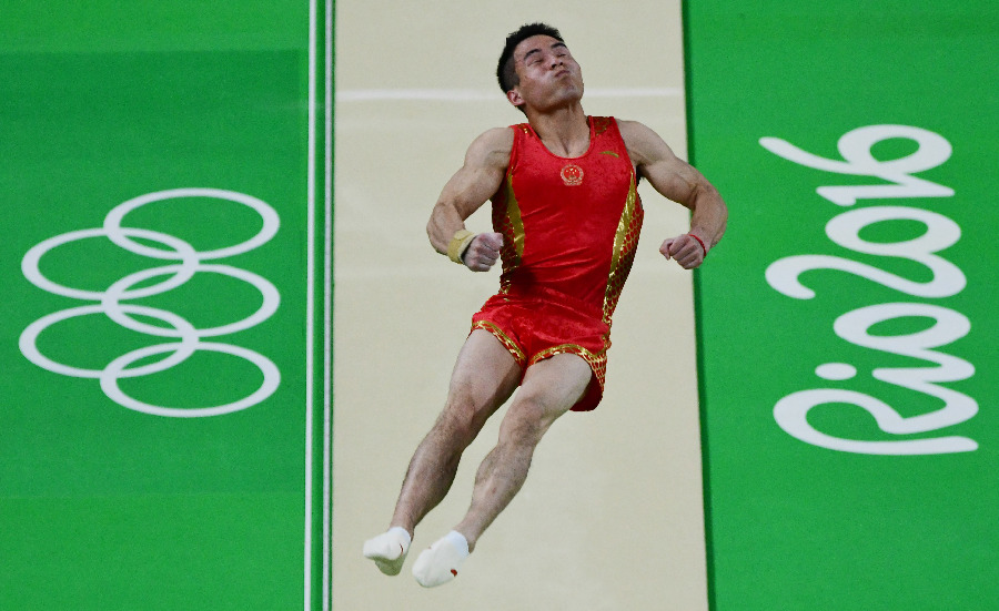 Chinese gymnasts win bronze in men's final, Japan crown