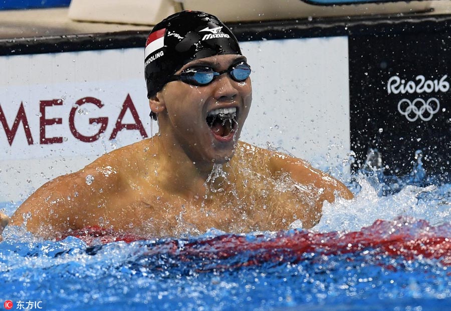 Asian power edges Phelps, China's Li edged to settle for 5th