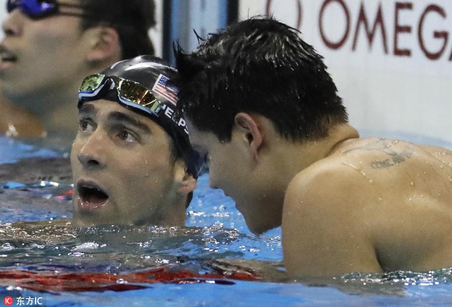 Asian power edges Phelps, China's Li edged to settle for 5th