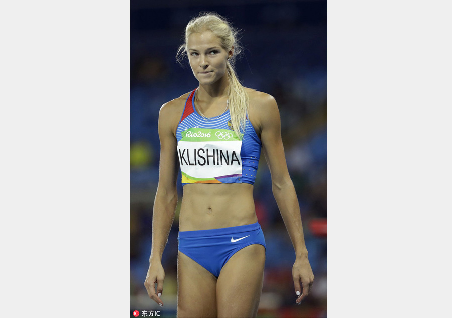 Klishina seeks Russian redemption in long jump final