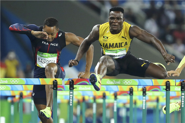 Jamaica's McLeod wins 110m hurdles gold in Rio Olympics