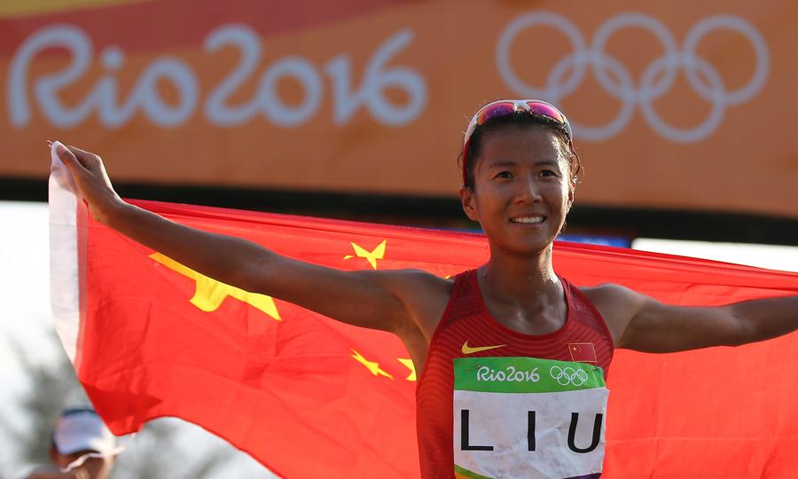 Liu Hong walks to dramatic surpass for long wait Olympic glory