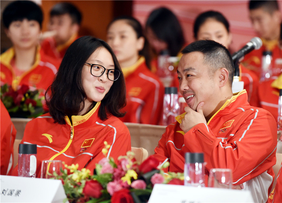 Mainland Olympians receive red carpet welcome in HK