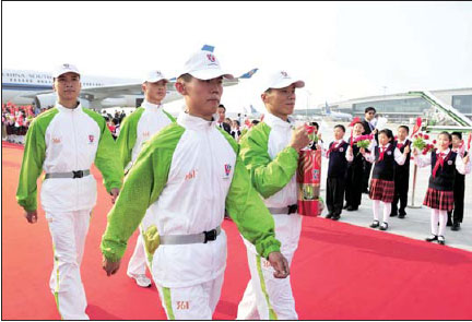 Flaming good start to games