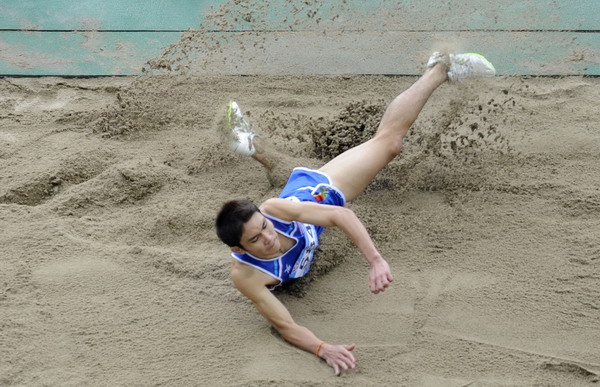 Long jump winners at Para Games
