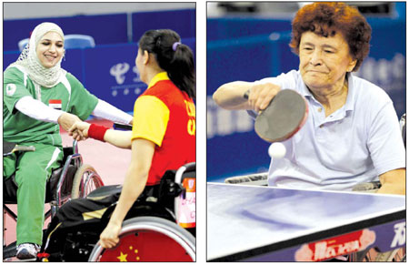 Para Athletes' Ping-Pong Paradise