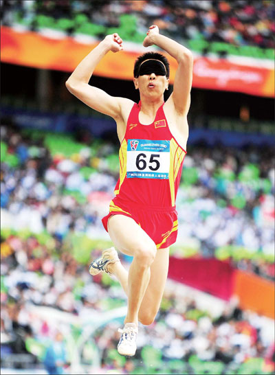 Blind faith leads Li to glory