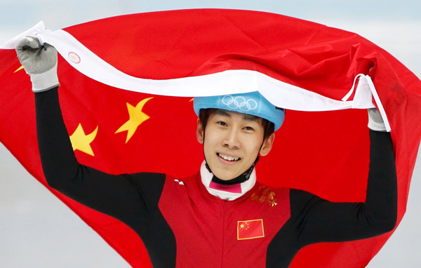 China takes first Sochi medal on short track