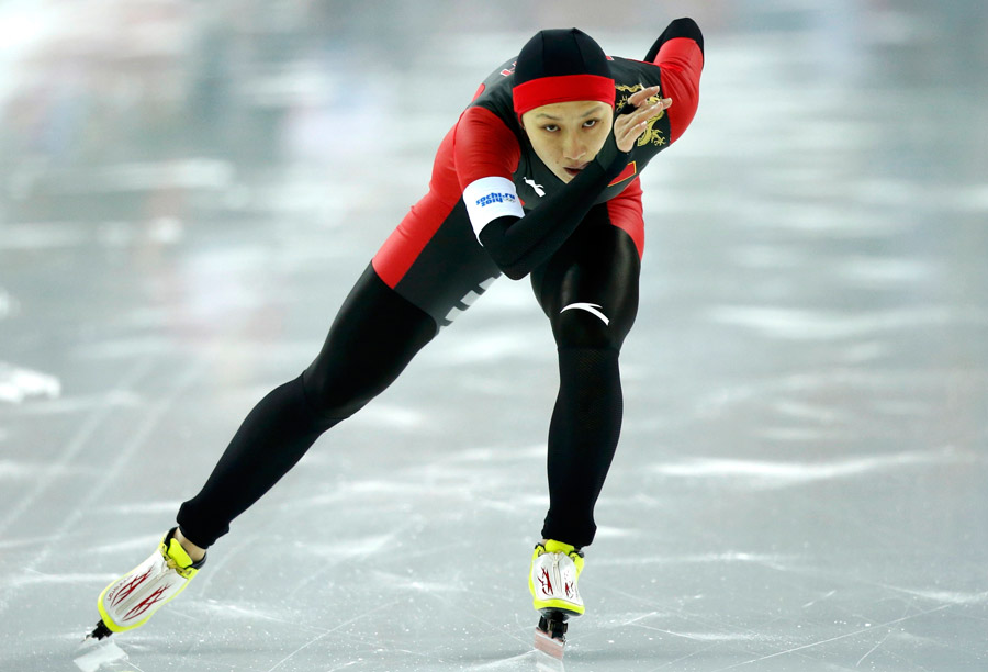 Zhang wins China's first ever gold in Olympic speed skating