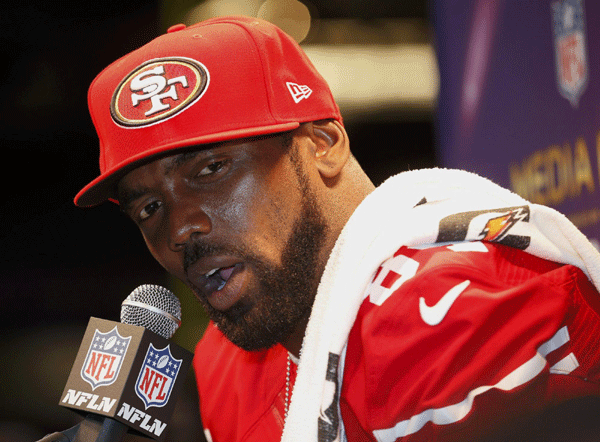 49ers' Moss: 'I'm the greatest receiver ever'