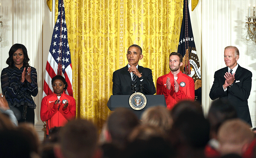 Obama celebrates 2016 Olympic athletes at White House