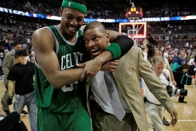 Pierce, Celtics beat Pistons to reach NBA final